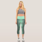 Leggings Capri turquoise (Recto)