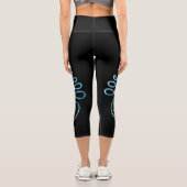 Leggings Capri Turquoise Unalome  (Verso)