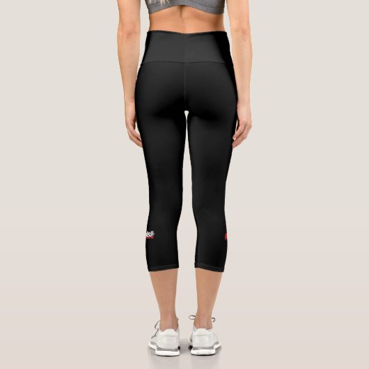 Leggings Capri UEqualsU VIH Indétectable Art non transmettable (Verso)