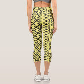 Leggings Capri Ukraine Conception des symboles traditionnels ukra (Verso)