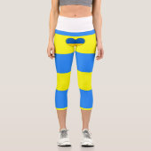Leggings Capri Ukraine Drapeau bleu jaune Thunder_Cove (Recto)