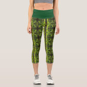 Leggings Capri Un étang aux pensées impures (Recto)