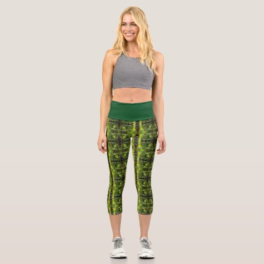 Leggings Capri Un étang aux pensées impures (Recto)