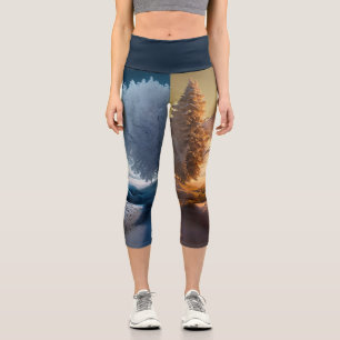 Leggings Capri Un jour en hiver