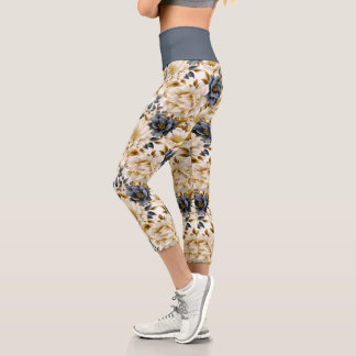 Leggings Capri Un Mariage Floral Series Design 5