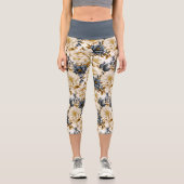 Leggings Capri Un Mariage Floral Series Design 5 (Recto)