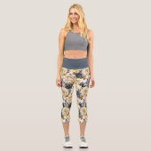 Leggings Capri Un Mariage Floral Series Design 5 (Recto)