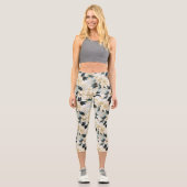 Leggings Capri Un Mariage Floral Series Design 7 (Recto)