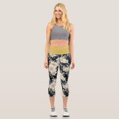 Leggings Capri Un Mariage Floral Series Design 8 (Recto)
