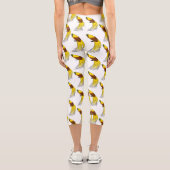 Leggings Capri Un petit oiseau de paradis (Verso)