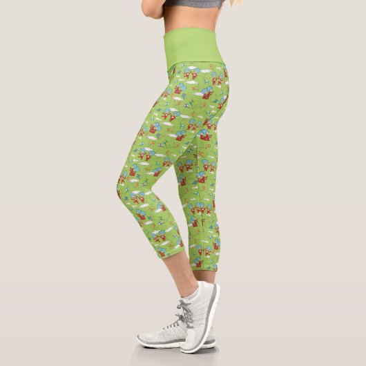 Leggings Capri Une chose deux Motif de cerfs-volants (Gauche)