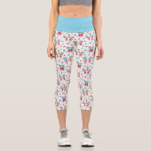 Leggings Capri Une chose deux Motif de fête (Recto)