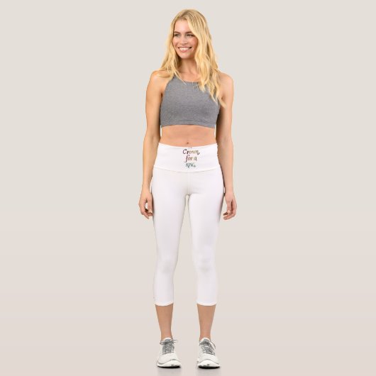Leggings Capri Une couronne pour un roi (Recto)