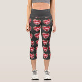 Leggings Capri Une incroyable jambe "LOVE MOTIF" (Recto)