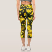 Leggings Capri Une multitude de mamans jaunes (Verso)