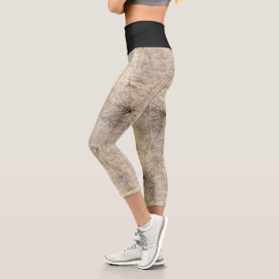 Leggings Capri Une série Black Widow Design #16