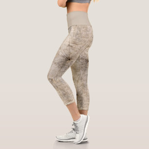 Leggings Capri Une série Black Widow Design #16