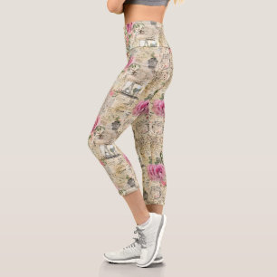 Leggings Capri Une série de dessins éphémères français 1