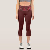 Leggings Capri Une série de dessins style Vampire 12 (Recto)