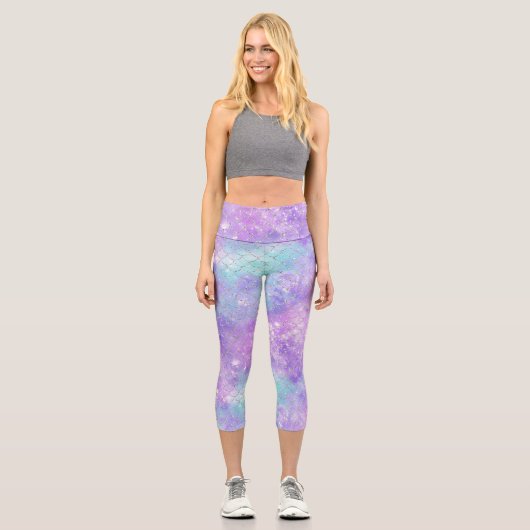 Leggings Capri Une série de galaxies de sirènes 11 (Recto)