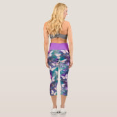 Leggings Capri Une série mystique de papillons 1 (Verso)
