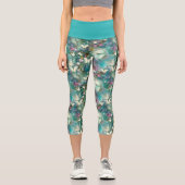 Leggings Capri Une série mystique de papillons 3 (Recto)