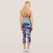 Leggings Capri Une série mystique de papillons 5 (Verso)