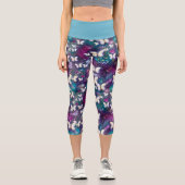 Leggings Capri Une série mystique de papillons 5 (Recto)