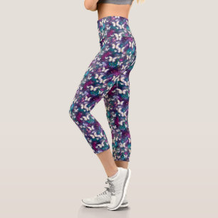 Leggings Capri Une série mystique de papillons 5