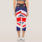 Leggings Capri Union Jack Pantalon de yoga (Verso)