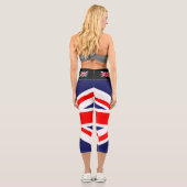Leggings Capri Union Jack Pantalon de yoga (Verso)