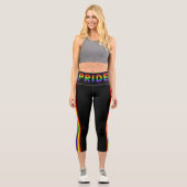 Leggings Capri Unisexe PRIDE (Recto)