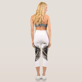 Leggings Capri Unleash Your Power — Roaring Tiger Tee (Verso)