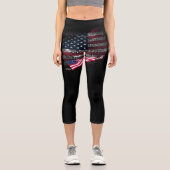 Leggings Capri USA flag (Recto)