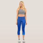 Leggings Capri Vague Bleue Douce De Luxe (Recto)