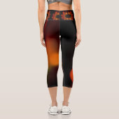 Leggings Capri Vague de feu (Verso)