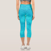 Leggings Capri Vague de Turquoise (Verso)