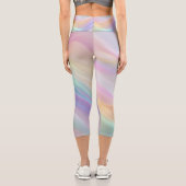 Leggings Capri Vagues de Lumière (Verso)