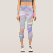Leggings Capri Vagues de Lumière (Recto)