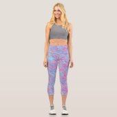 Leggings Capri Vagues funky (Recto)