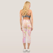 Leggings Capri Vagues Funky (Verso)