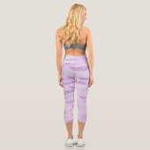 Leggings Capri Vagues Tigre (motif stylisé) 3 (Verso)