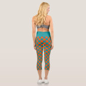 Leggings Capri Ventilateur sportif Couleurs de l'équipe NOM Coche (Verso)