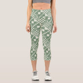 Leggings Capri Vérifié, Chèques en vert (Recto)
