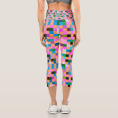 Leggings Capri Vérifier le Motif 3 (Verso)