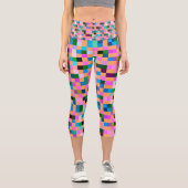 Leggings Capri Vérifier le Motif 3 (Recto)
