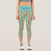Leggings Capri Vérifier le Motif 6 (Recto)