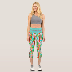 Leggings Capri Vérifier le Motif 6
