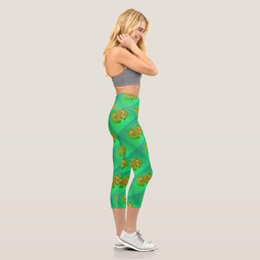 Leggings Capri Vert (Droite)