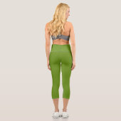 Leggings Capri Vert Avocado clair (Verso)